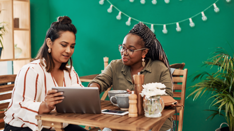 women working at work