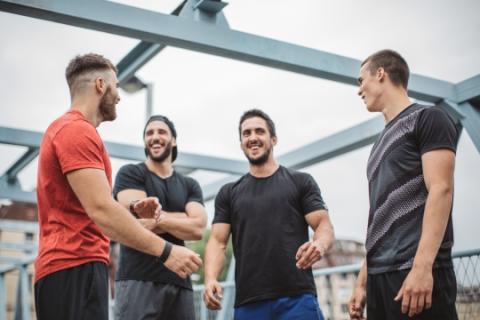 Feeling good and working out