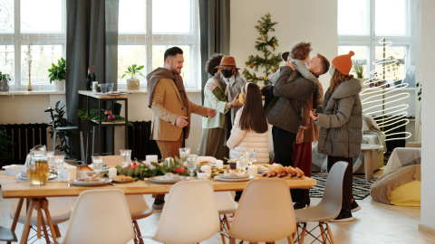 Family during the holiday